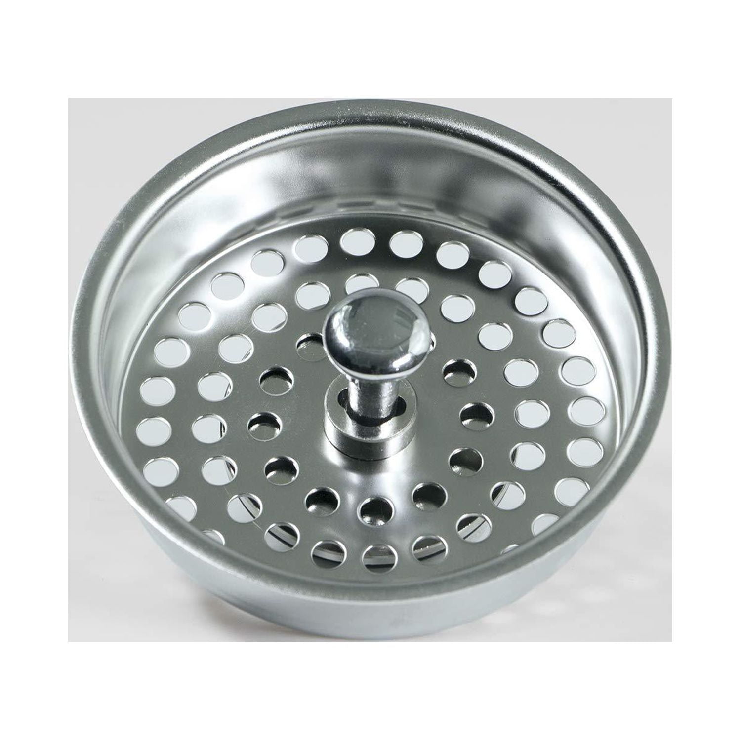 Universal Drain 30051 3 Stainless Steel Strainer Basket, FITS Most Sinks,  Silver