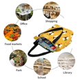 thumbnail image 6 of Kll Tote Bag For Women Cute Bee Butterfly Yelllow Print Shopping Grocery Reusable Bags For Office School Shopping Travel, 6 of 7