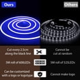 thumbnail image 2 of LED Neon Rope Light, Blue 12V Silicone Neon Rope Light, 16.4Ft/5M Waterproof Flexible DIY Cuttable LED Strip Lights for Bedroom Party Festival Indoor Outdoor Decoration (Power Adapter not Included), 2 of 6
