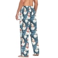 thumbnail image 7 of Many Winter Snowmans Mens Pajama Pants Cotton Elastic Waistband Lounge Sleep Pajama Bottoms Pj with Pocket, 7 of 7