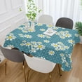 thumbnail image 5 of GZHJMY Lovely Daisy Square Tablecloths, Decorative Tablecloths, Stain Resistant, Heat Resistant, Wrinkle Resistant, Suitable for Kitchen, Dining Room, 5 of 7