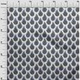 thumbnail image 2 of oneOone Georgette Viscose Medium Blue Fabric Block Craft Projects Decor Fabric Printed By The Yard 42 Inch Wide, 2 of 4