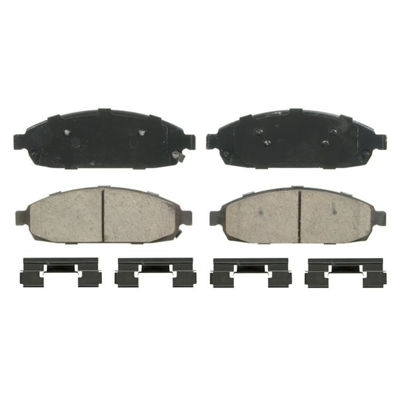 Wagner QuickStop ZD1080 Ceramic Disc Brake Pad Set Fits select: 2005 JEEP GRAND CHEROKEE