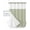 Green, variant on No Hook Shower Curtain with Snap in Liner, Herringbone Abstract Art of Black Geometric Lines Hotel Shower Curtains for Bathroom, Washable Shower Curtain Liner Set with Mesh Top Window, 72"x84"
