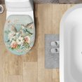 thumbnail image 4 of SEANATIVE Flower Hummingbird Toilet Lid Cover Aesthetic Toilet Seat Lid Covers Replacement Universal Toilet Seat Cover Soft Toilet Protector Cover Fits Most Toilet Lids, 4 of 6