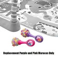 thumbnail image 2 of Replacement Parts for Fisher-Price Kick & Play Piano Gym and Maracas Playmat - GDD09 ~ Replacement Set of Maracas ~ One Purple and One Pink, 2 of 5