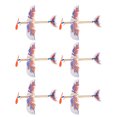 thumbnail image 2 of Miangastore 6pcs Rubber Band Powered Airplane Model Diy Assembly Small Aircraft Model, 2 of 9