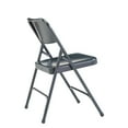 thumbnail image 4 of NPS 200 Series 29.5" Modern Metal Double Hinge Folding Chair in Blue (Set of 4), 4 of 5
