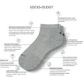 thumbnail image 5 of OTECKA Unisex Basic Quarter Socks with Moisture-Wicking - Cushion Comfort Quarter Socks, Black, Small-Medium, 5 of 5