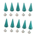 thumbnail image 2 of 10x26mm Copper Bullet Rivet Metal Stud, Silver, Blue, Red, Set of 10 Screws and Rivets, Copper Metal Copper Rivet Stud Set for DIY Leather Craft Bag Shoe, 2 of 7