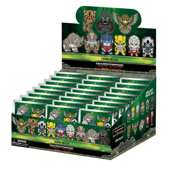 3D Figural Keyring Transformers Rise of the Beasts Series 1 Mystery Box (24 Packs)