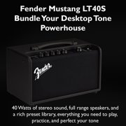 Fender Mustang LT40S Amplifier Bundle with Instrument Cable and 12-Pack Picks