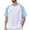 Light Blue, variant on Krdevn Men's Short Sleeved Basketball Sports Split T Shirt Appearance Suit Men's Warm Up Shooting Sweat Wicking College Student,S