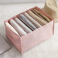 thumbnail image 2 of LHWEN Drawer Bag Separator Cationic Wardrobe Storage Box Foldable Storage Box High Quality Colorfast Washable Space Saving Independent Compartments for Efficient Sorting Home Textile Storage, 2 of 3