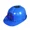 Blue, variant on Cooling Fan Safety Helmet Front Cooling Solar Cell Powered Breathable Sun Shading for Construction Site Summer Outdoor
