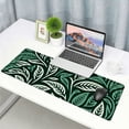 thumbnail image 6 of nygtbtfer Big Large Mouse Pad, Split Leaf Xl Long Extended Full Desk Mousepad Table Mat Cute for Women Gifts, Waterproof Desk Mats on Top of Desks for Keyboard with Stitched Edges 31.5x11.8 in, 6 of 6