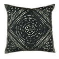 thumbnail image 2 of SAFAVIEH Mallory 16" x 16" Geometric Medallion Plush Pillow, Deep Blue/White, 2 of 4
