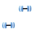 thumbnail image 2 of Soidarity Mancuernas acuáticas, mancuernas portátiles de espuma, ejercicio impermeable, aeróbic acuático, suministro de Fitness para niños, Type1 NO1, 2 of 6