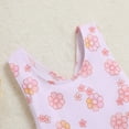 thumbnail image 4 of Gubotare Toddler Girl Swimsuit Baby Girl One Piece Swimsuit Toddler Sleeveless Beach Bikini Bathing Suit Swimwear 0 3 6 9 12 18 24 Months 2T 3T 4T 5T 6T(Light Pink,1-2 Years), 4 of 6
