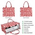 thumbnail image 2 of Large Capacity Tote Bag,Red Christmas Santa Pattern Handbag Fashion Luxury Tote Bag,15.7"x13"x 5.1" Inches,Laptop Compatible, 2 of 6