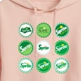 thumbnail image 3 of Sprite - Bottle Cap Evolution - Juniors Cropped Pullover Hoodie, 3 of 5