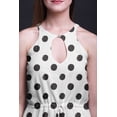 thumbnail image 4 of Bimba Geometric Ladies Sleeveless Long Print Maxi Dress with Side Slits Summer Wear-XXX-Large, 4 of 6