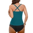 thumbnail image 3 of WILLBEST Traje de Baño de Dos Piezas para Mujer, Bikini Sexy con Abertura, Traje de Baño de Cintura Alta, Bikini Sexy Push Up de Dos Piezas para Playa 3176, 3 of 3