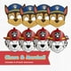 thumbnail image 4 of Máscaras de fiesta únicas de Paw Patrol para cumpleaños de niños, paquete de 16, 4 of 6