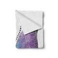 thumbnail image 2 of Butterfly Soft Flannel Fleece Blanket, Pointillistic Fantasy Papillon Butterfly Art with Purple Ombre Color, Cozy Plush for Indoor and Outdoor Use, 50" x 60", Dark Purple and Violet, by Ambesonne, 2 of 6