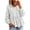 16-White#cute hoodie, variant on Babydoll Hoodies for Women Puff Sleeve Drawstring Cute Hoodie Peplum Hem Casual Loose Fit Tops Comfy Lightweight Pullovers XL