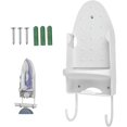 thumbnail image 1 of Colgador para tabla de planchar, soporte de pared para tabla de planchar, organizador blanco de 7 "x 1" x 5 ", soporte para tabla de planchar de 5 pulgadas de ancho máximo, 1 of 5