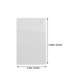 thumbnail image 2 of WEUVEB 200 Pcs Cartes de Visite Blanches en Alliage d'Aluminium pour Projets de Gravure et de Sublimation, 2 of 8