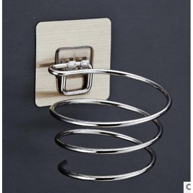 Innovative High QualityStainless Steel Hair Dryer Rack Wall Mounted Waterproof Storage Shelf Bathroom Supplies