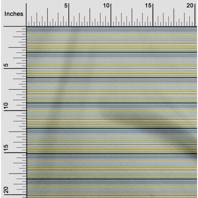 oneOone Cotton Cambric Fabric Texture Stripe Printed Craft Fabric BTY 56 Inch Wide