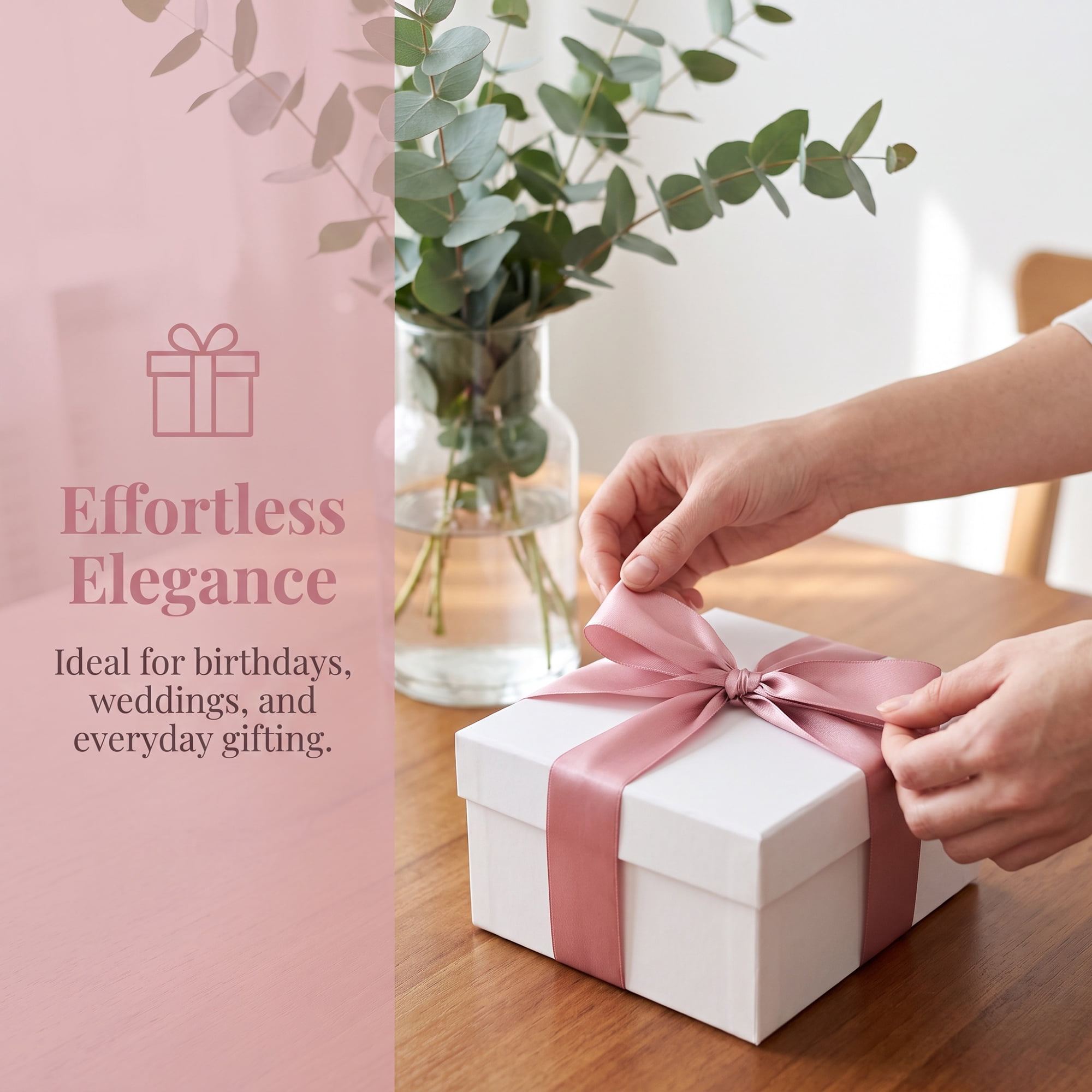 Unique Bargains Elegant Satin Ribbon for Gift Wrapping and Decoration Purposes Pink