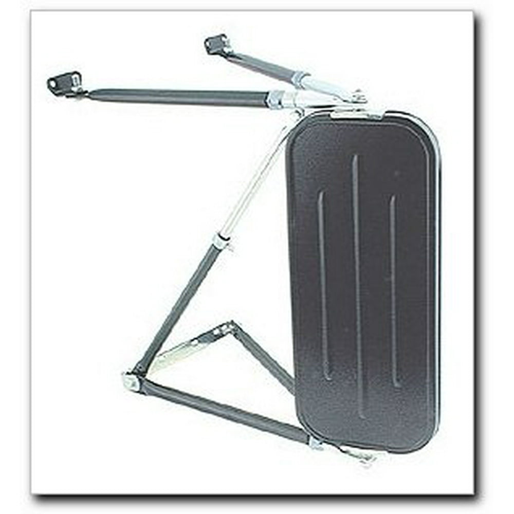 OEMStyle, Flat RibbedBack, West Coast Mirror Assembly, Black (260125