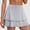 Light Grey, variant on Daolelai Women's Double Layer Shorts Sports Shorts Skirt