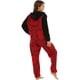 thumbnail image 4 of Mono con capucha para mujer, ropa de dormir a rayas con cremallera, pijamas de Navidad y Año Nuevo, Pelele de manga larga para invierno, 4 of 4