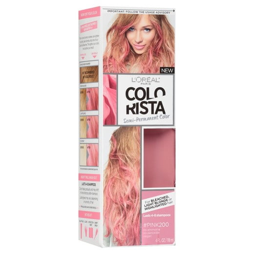 Aardbei Succesvol kleding Colorista Semi Permanent Hair Color, Pink 1.0 ea(pack of 3) - Walmart.com