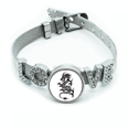 thumbnail image 1 of Dragon arte animal grano silueta Pulsera pulsera pulsera de cristal amor pulsera ajustable, 1 of 2