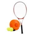 thumbnail image 3 of yotijar Solo Tennis Trainer Tennis er Ball with String Professional Red Racket 4pcs, 3 of 8