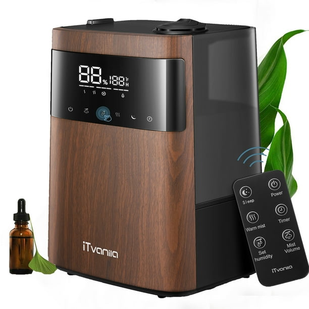 iTvanila Humidifier, 5.5L Warm and Cool Mist Humidifiers for Bedroom
