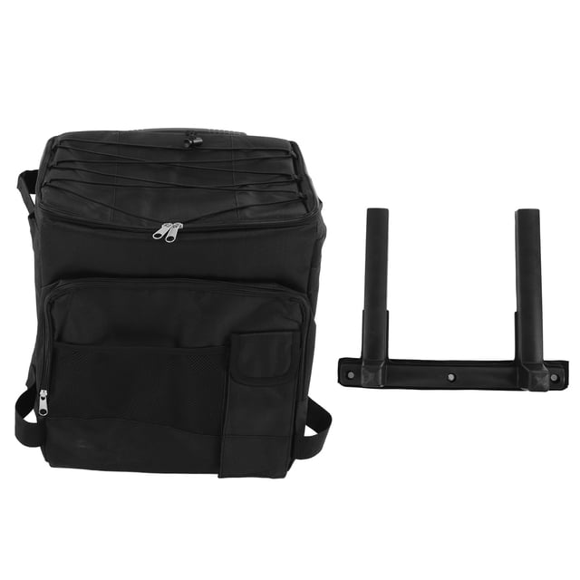 Nevera portátil con ruedas de 43 l, impermeable, con doble cremallera y aislante, con asa para pícnic y camping.