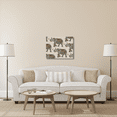 thumbnail image 3 of Global Gallery's Daphne Brissonnet 'Elephant Caravan Pattern' Stretched Canvas Wall Art, 3 of 4