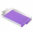 thumbnail image 1 of Kraftware 52729 Fishnet Rect. Handled Galery Tray 20 In. X 14 In. Purple, 1 of 1
