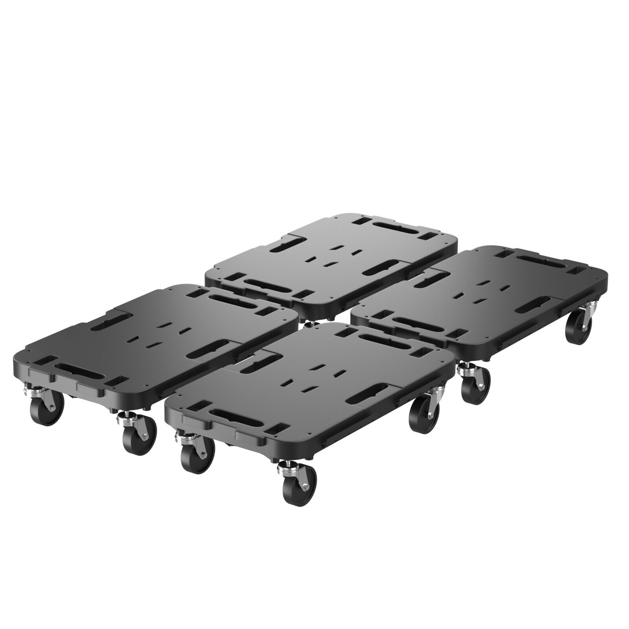 Gymax 4pcs Platform Dolly Interlocking Furniture Mover 660lbs Weight