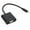 Black, variant on Portable Type C to VGA Cable Adapter Cord Extension Wire Line for PC Computer