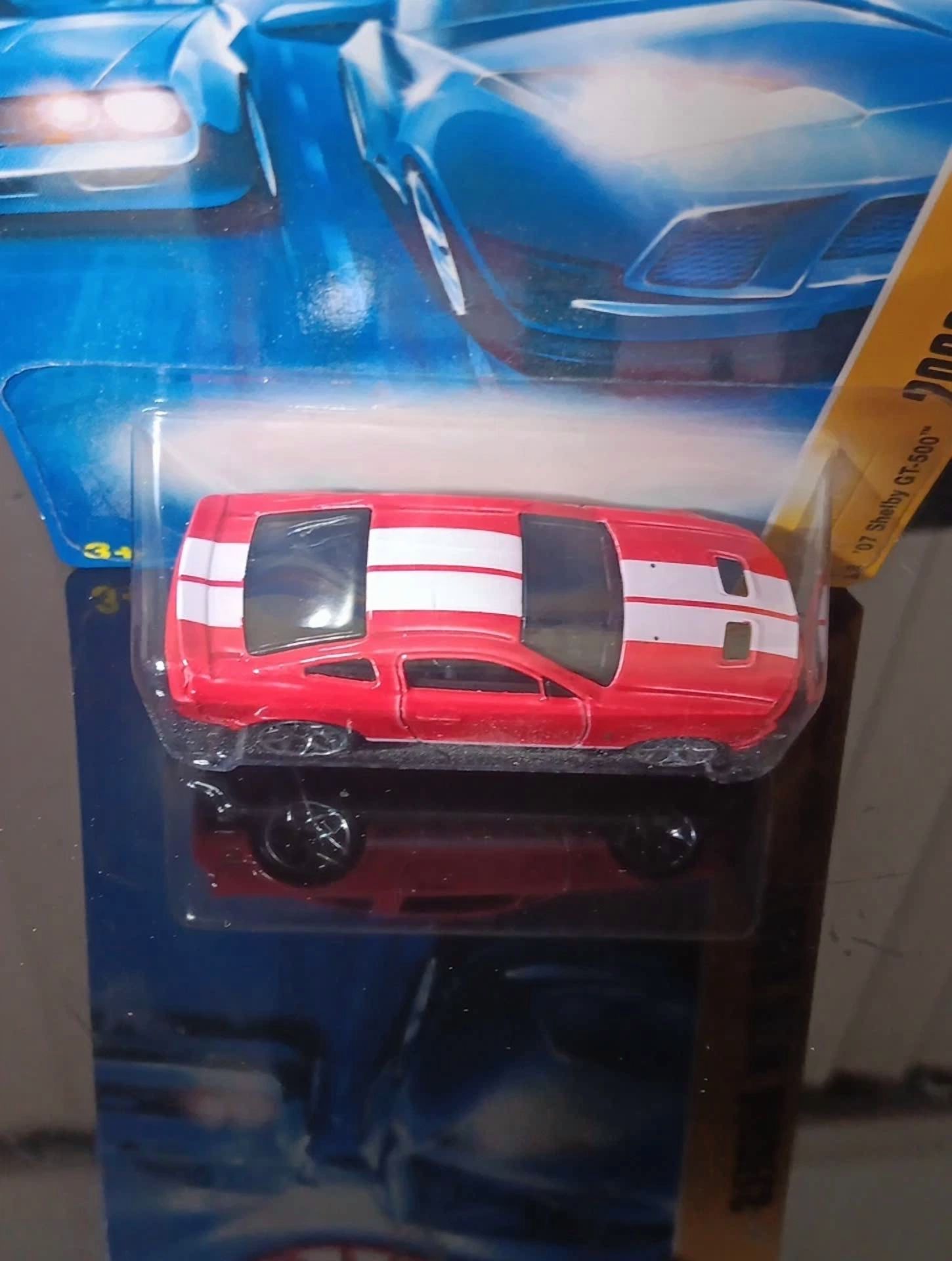 NIB 2007 SHELBY GT-500 MUSTANG RED 2008 NEW MODELS HOT WHEELS TOY HW 1/64 #1/40