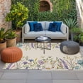 thumbnail image 2 of Purple Lavender Outdoor Rug for Patio/Deck/Porch, Non-Slip Large Area Rug 6 x 9 Ft, Spring Rustic Wildflowers Botanical Beige Indoor Outdoor Rugs Washable Area Rugs, Camping Rug Carpet Runner, 2 of 8