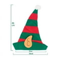 thumbnail image 3 of Elf Hat with Ears, Christmas Non-Woven Holiday Party Hat for Jingle Bells Kids, Teens, Adults, 3 of 6